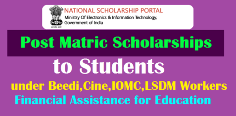 Post-Matric Financial Assistance Scheme for Education