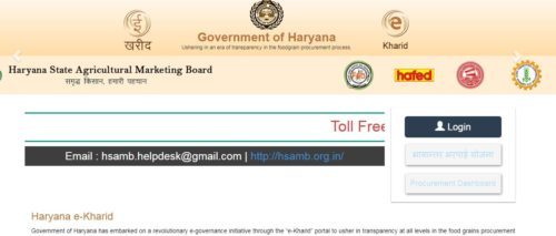 Haryana E-Kharid Farmer Registration