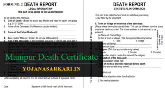 Manipur Death Certificate