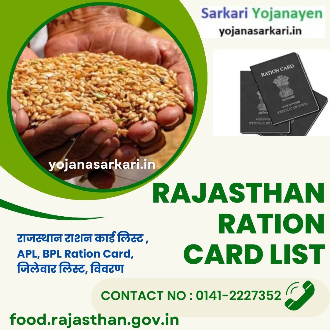 Rajasthan Ration Card List 