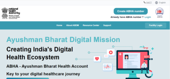 Ayushman Bharat Health Account ID Card