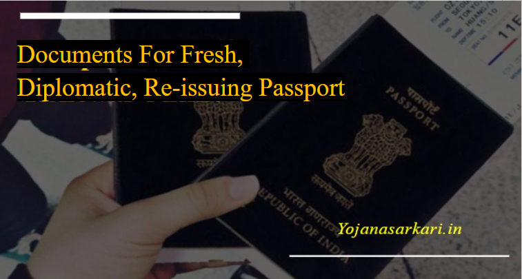 Documents For Passport