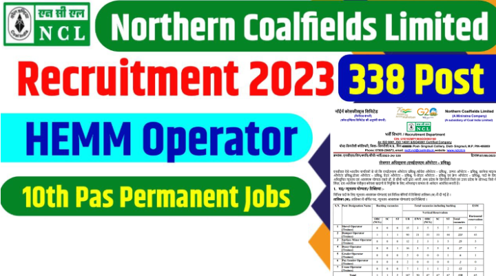NCL HEMM Operator Vacancy