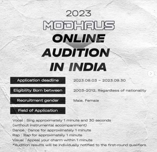 Modhaus India Audition