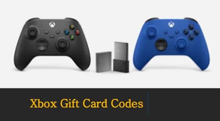  Xbox Gift Card Codes
