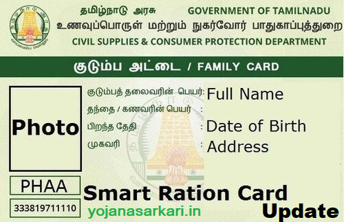 Update Smart Ration Card
